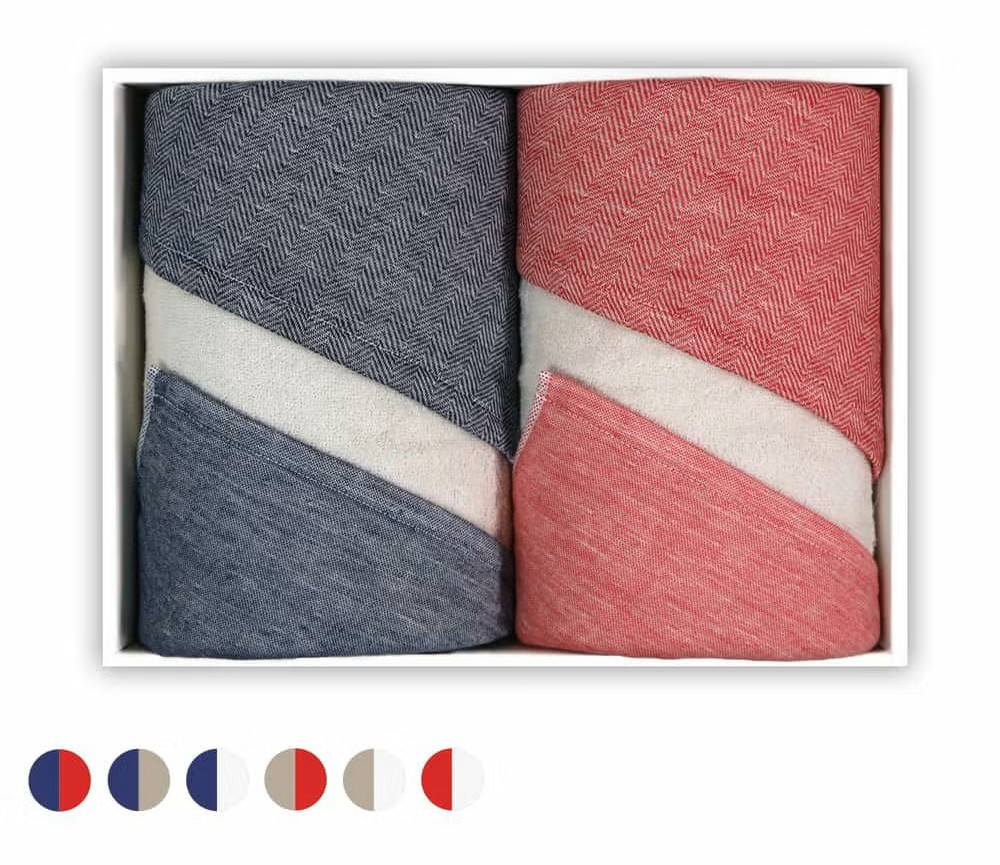 『umi- ウミ』バスタオル2枚組ギフトセット【LL箱】