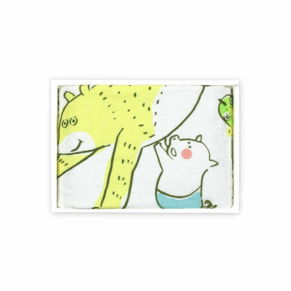 『SUKU-SUKUどうぶつ オーガニック』身長計バスタオル ベビーギフト