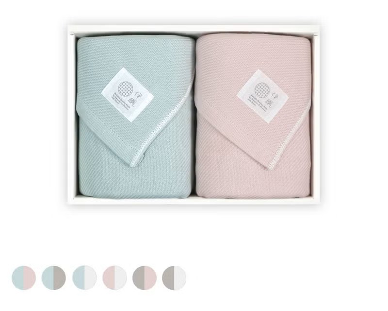 『momo-モモ』フェイスタオル2枚組ギフトセット【M箱】