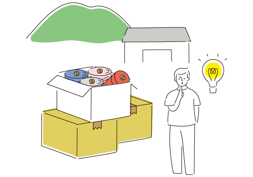 残糸イラスト