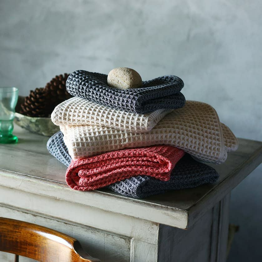 waffle-ワッフル』 フェイスタオル | 今治タオル取り扱い専門店「伊織