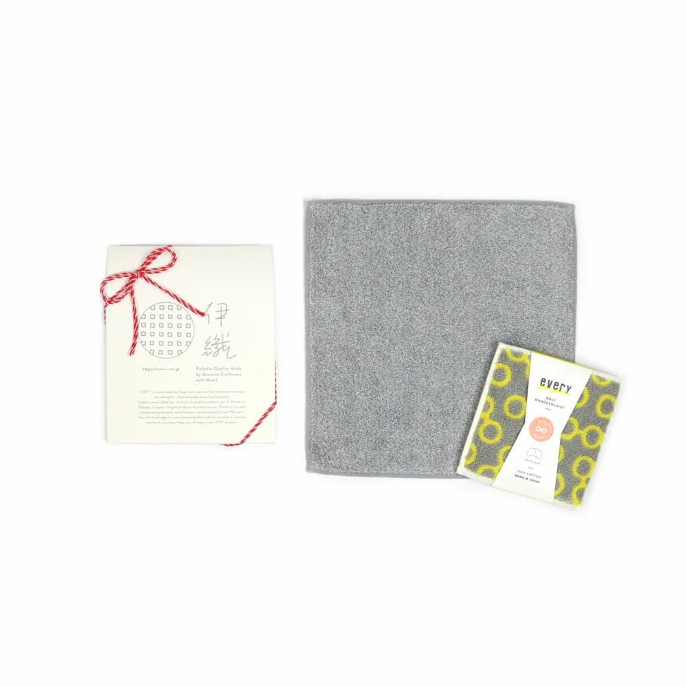every-エヴリー』(YE)『kasumi-カスミ』(GY)ハンカチタオル【プチ