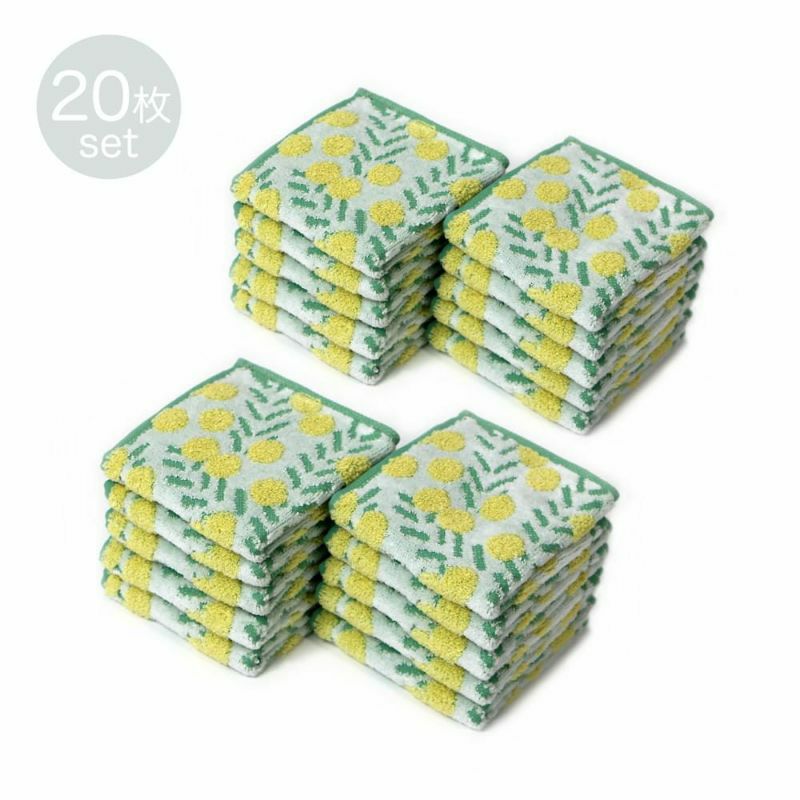 mimosa -ミモザ』 ハンカチタオル20枚 おとくセット | 今治タオル