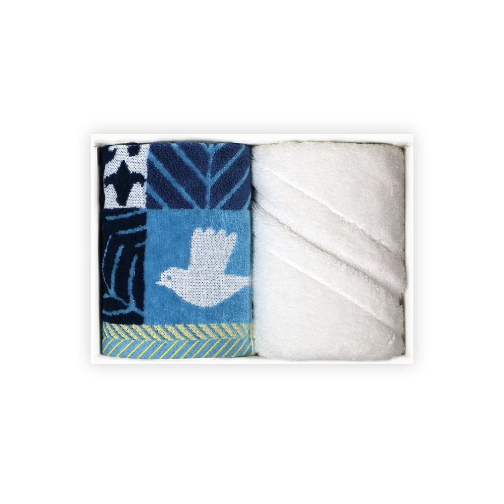 shinrin-シンリン』『IORINO／きよらか』（WH）フェイスタオル2枚組