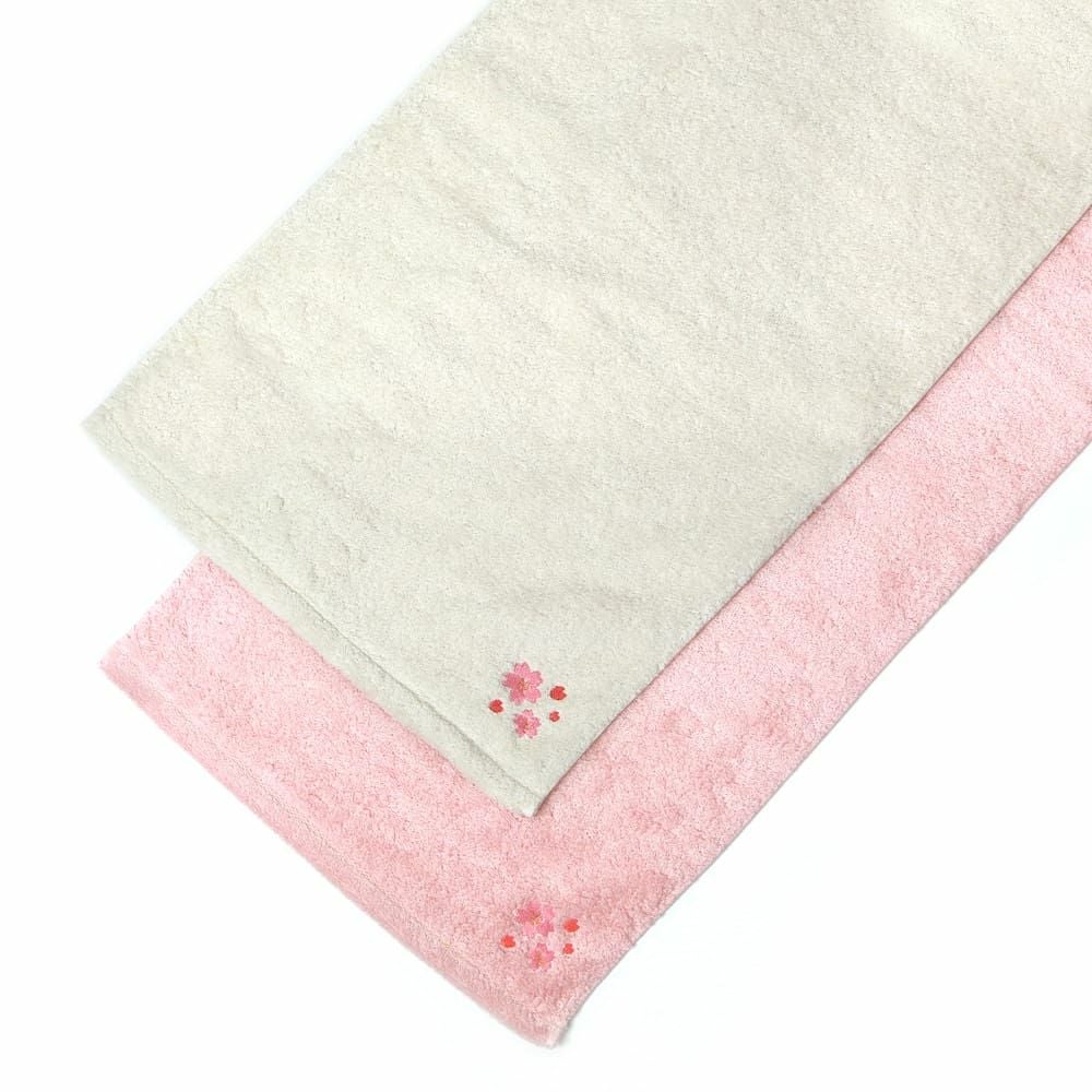 オリジナルsakura刺繍入り『IORINO／やさしさ』スリムバスタオル